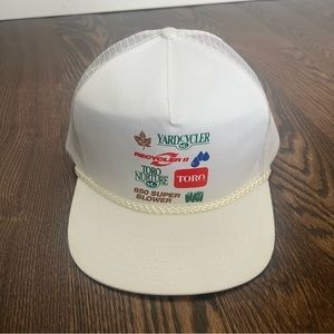 Vintage VTG 2000s Y2K Outdoor Manufacturing Tools Sponsors SnapBack Trucker Hat